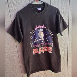 Vintage 90's Portland Trailblazer "Shooting Stars" Tshirt
